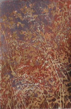 Fête, Block Print by Judith Hilmer