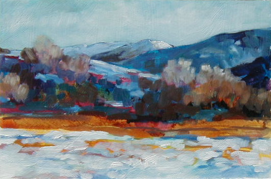 December Day, Oil Painting by Judith Hilmer