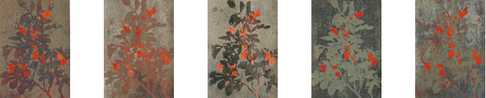 Fruition Block Print by Judith Hilmer