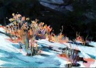 Winter Weeds Oil Painting by Judith Hilmer